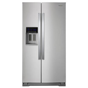 Whirlpool 28.4-cu ft Side-by-Side Refrigerator with Ice Maker (Fingerprint-Resistant Stainless Steel) - Appliance Discount Outlet