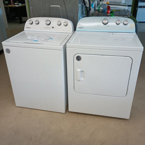 Whirlpool 3.5-cu ft High Efficiency Top-Load Washer (White) & Dryer Set 7.0 cu ft - Appliance Discount Outlet