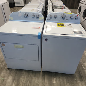 Whirlpool 4.3 cuft TL Washer Dryer Set - WTW5000D - WED4950HW - Appliance Discount Outlet