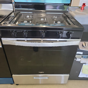Whirlpool 5.1 Cu. Ft. Freestanding Gas Range with Edge to Edge Cooktop - Appliance Discount Outlet