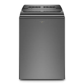 Whirlpool 5.2-5.3-cu ft Smart Top Load Washer with 2 in 1 Removable Agitator - Chrome Shadow - Appliance Discount Outlet