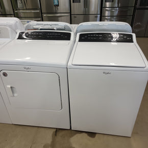 Whirlpool Cabrio 4.8 cuft TL Washer and 7.0 cu ft Dryer (Used) - Appliance Discount Outlet