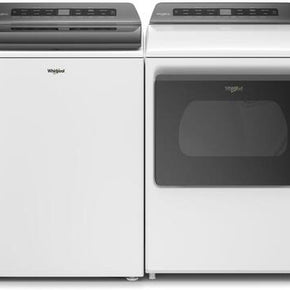 Whirlpool Top Load NEW Washer and Like-New Dryer Set - WED5100HW - WTW5105HW - Appliance Discount Outlet