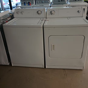 Whirlpool washer (3.5 cu ft) and dryer (5.9 cu ft) (used) Set - Appliance Discount Outlet